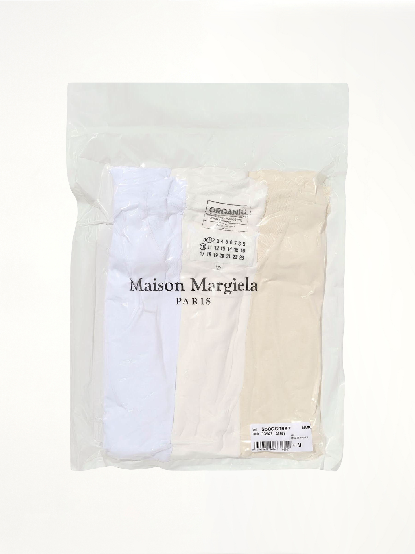 3 Pack Organic Jersey T-Shirts in White