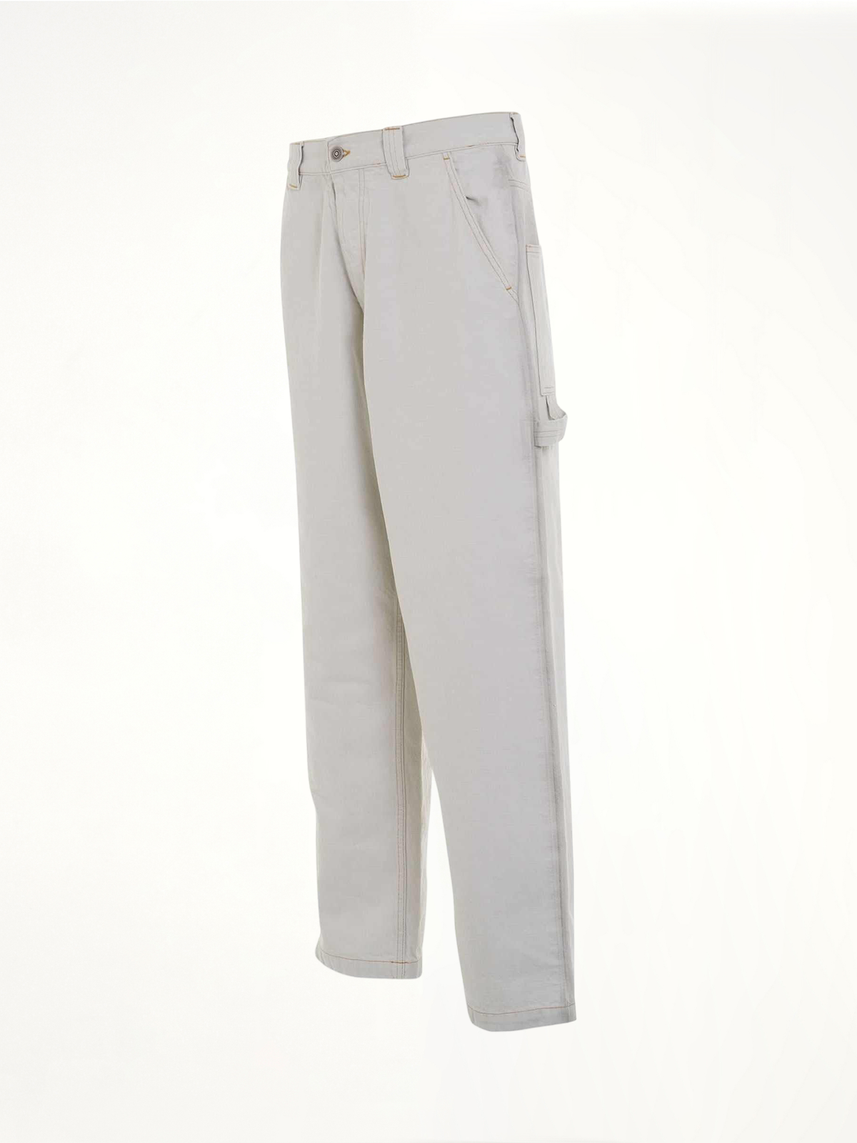 Chalk Selvedge Utility Jeans in Ice