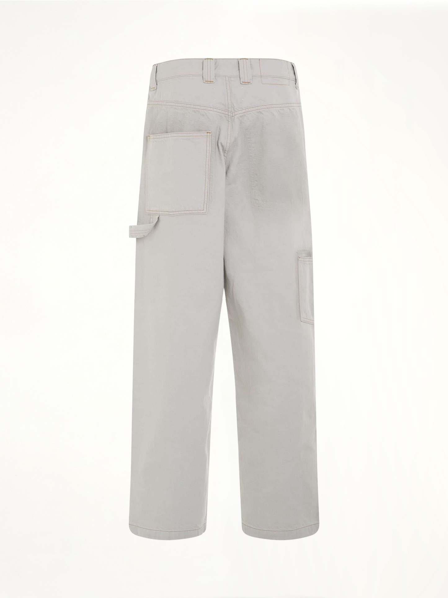 Chalk Selvedge Utility Jeans in Ice
