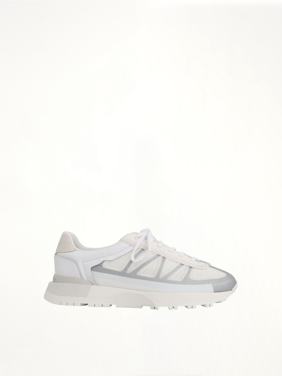 50-50 Sneakers in White Side View | MAISON MARGIELA