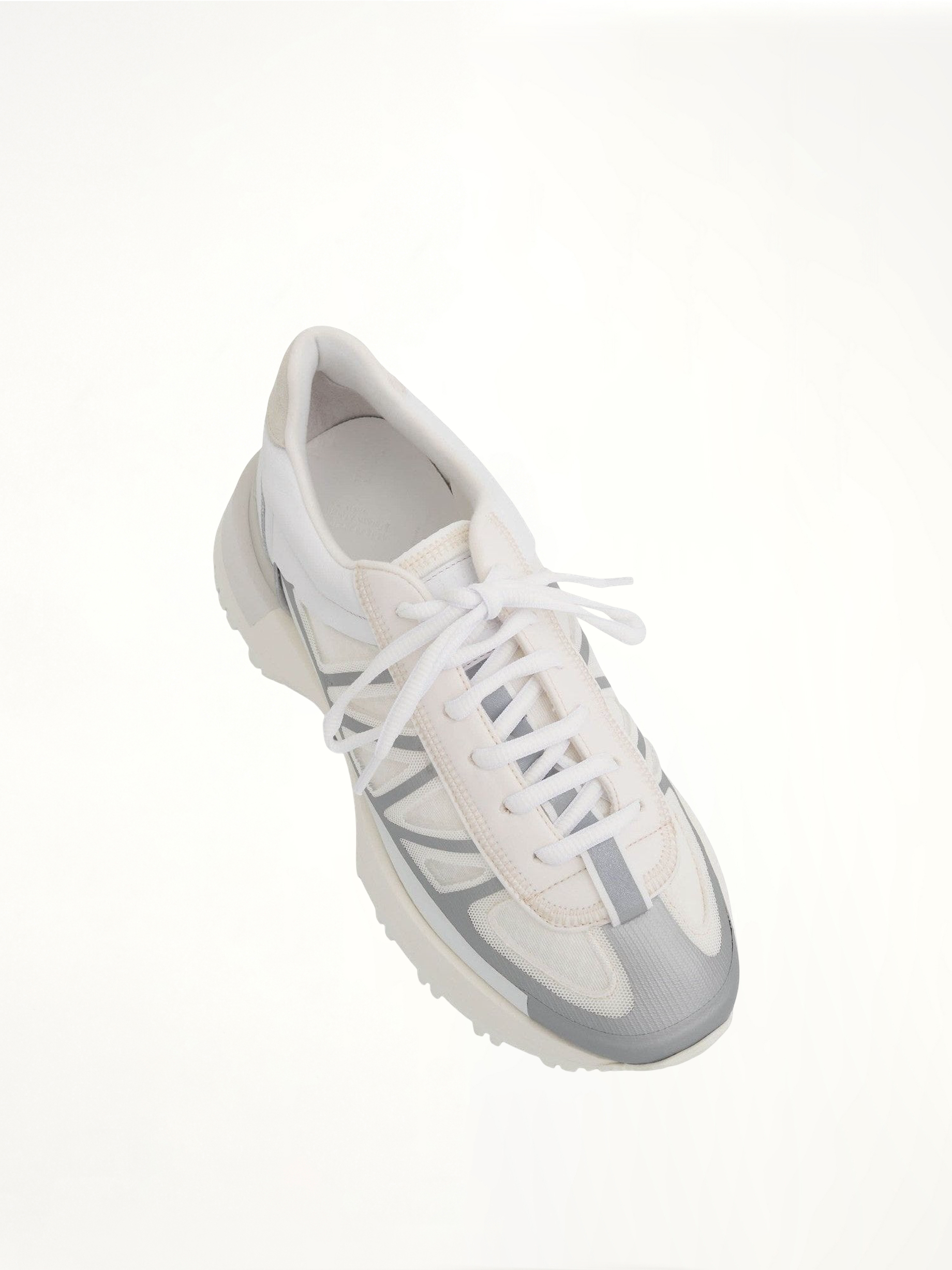 50-50 Sneakers in White Back View | MAISON MARGIELA