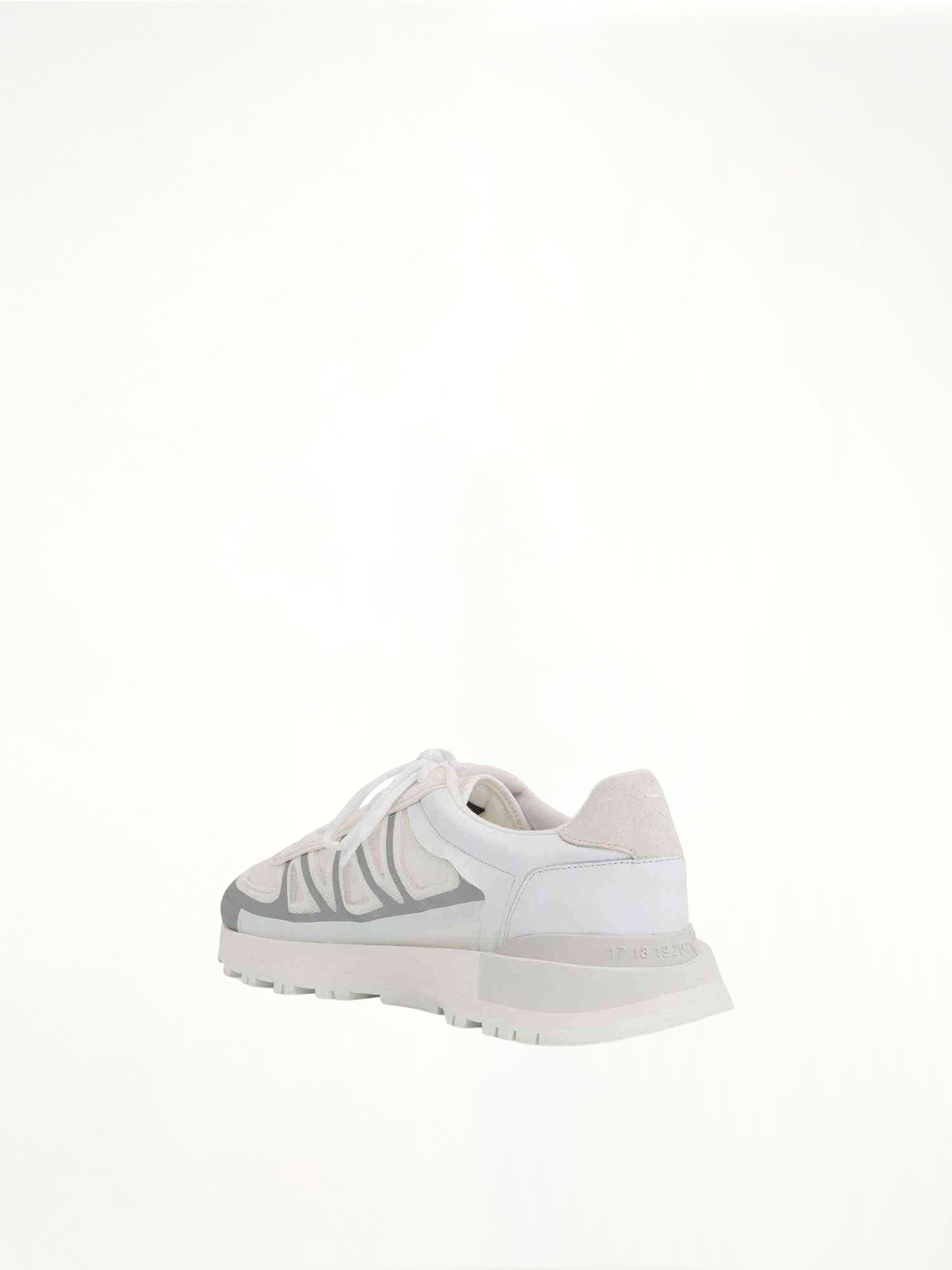 50-50 Sneakers in White