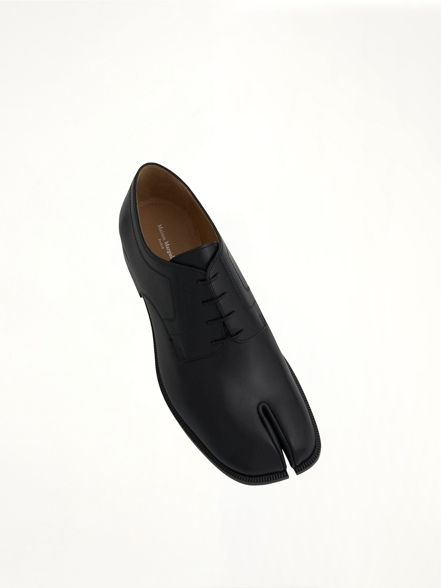 Tabi Lace-Ups Derbies Shoes in Black