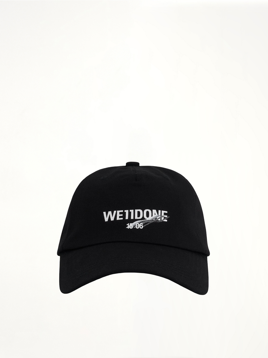 Basic 1506 Logo Cap in Black