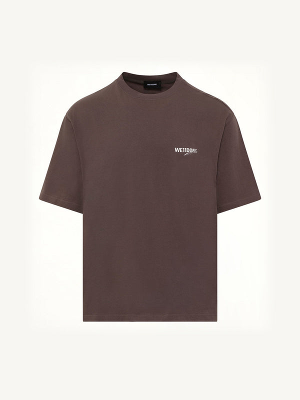 Wave Logo Short Sleeve T-Shirt in Charcoal