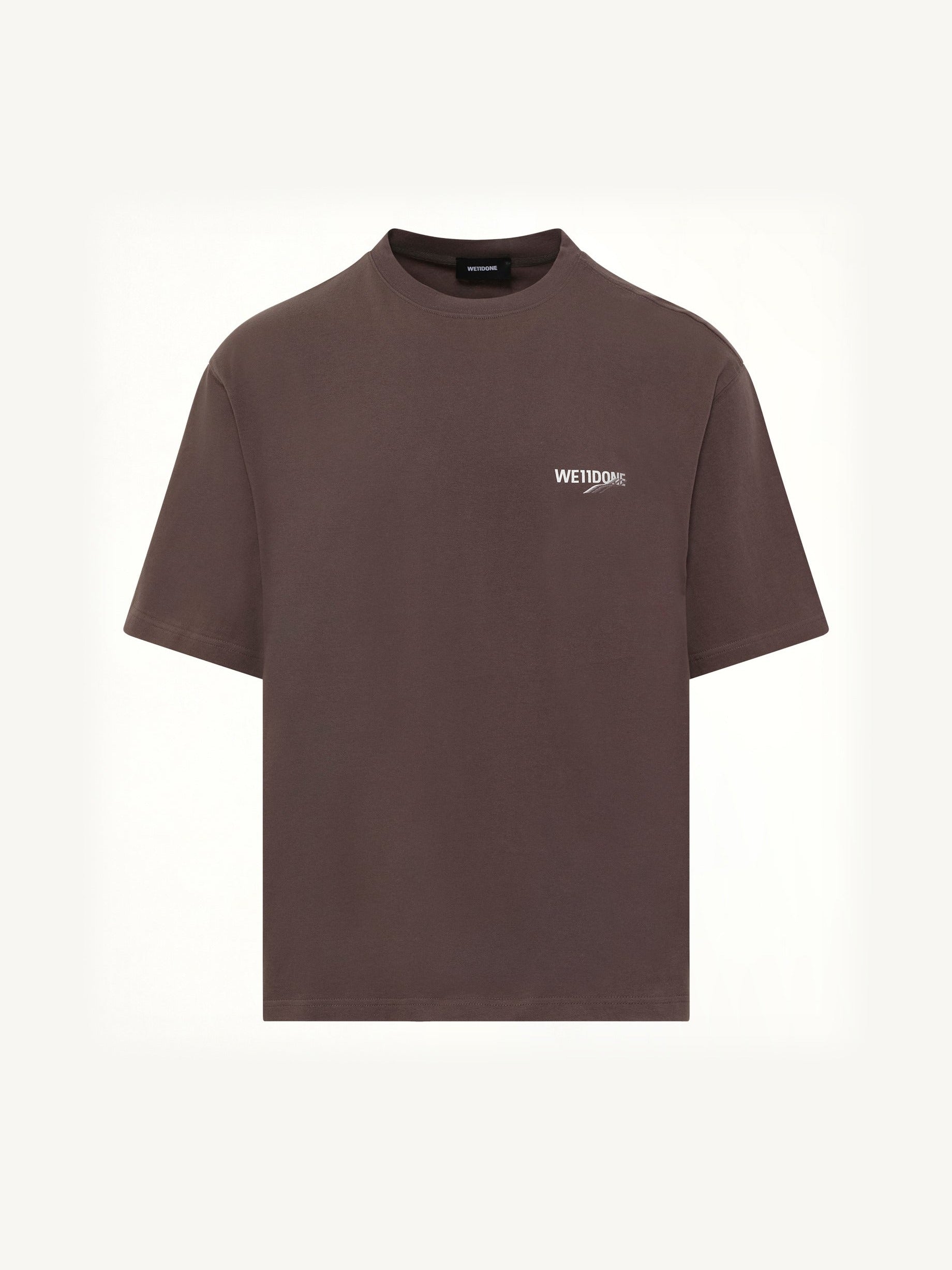 Wave Logo Short Sleeve T-Shirt in Charcoal