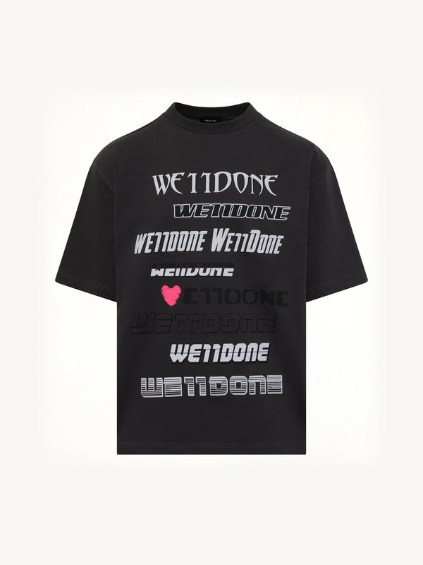 Love Logo T-Shirt in Charcoal