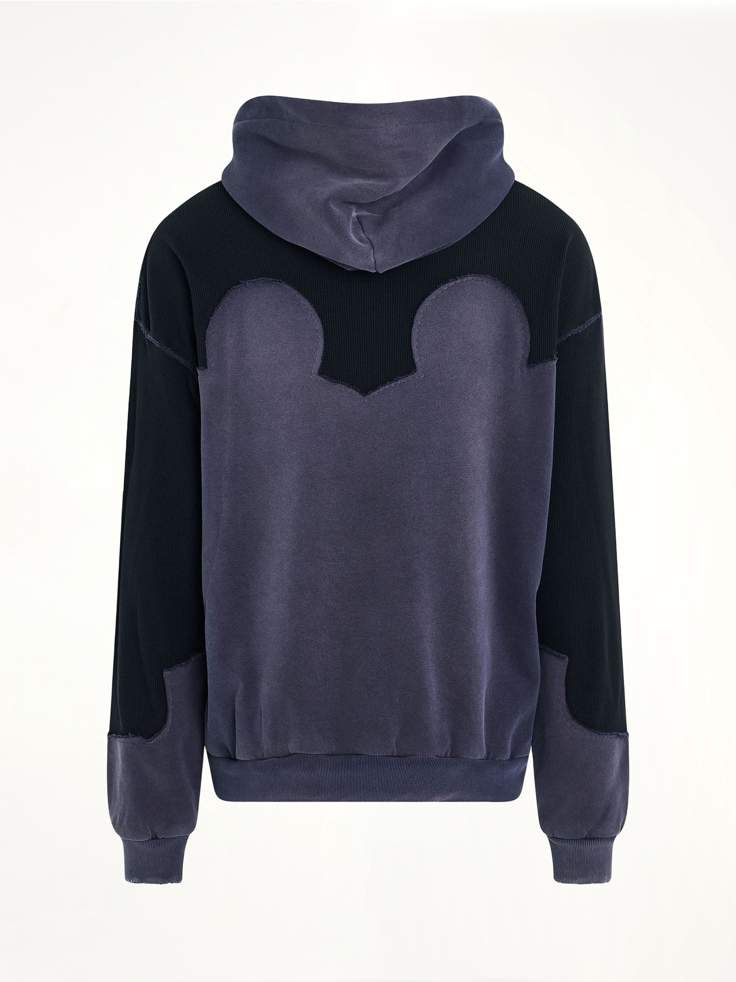 Desconstruction Hoodie in Vintage Blue