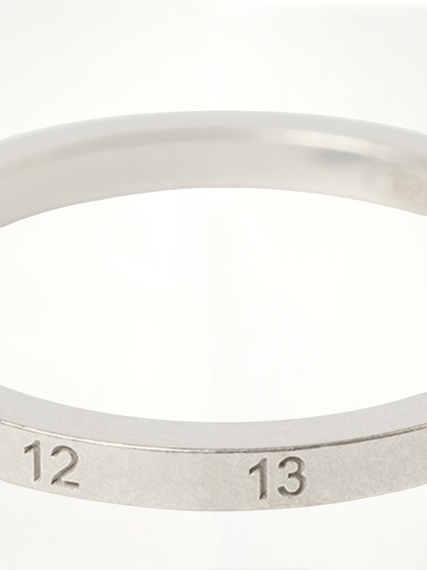 Numerical 2mm Rings in Silver