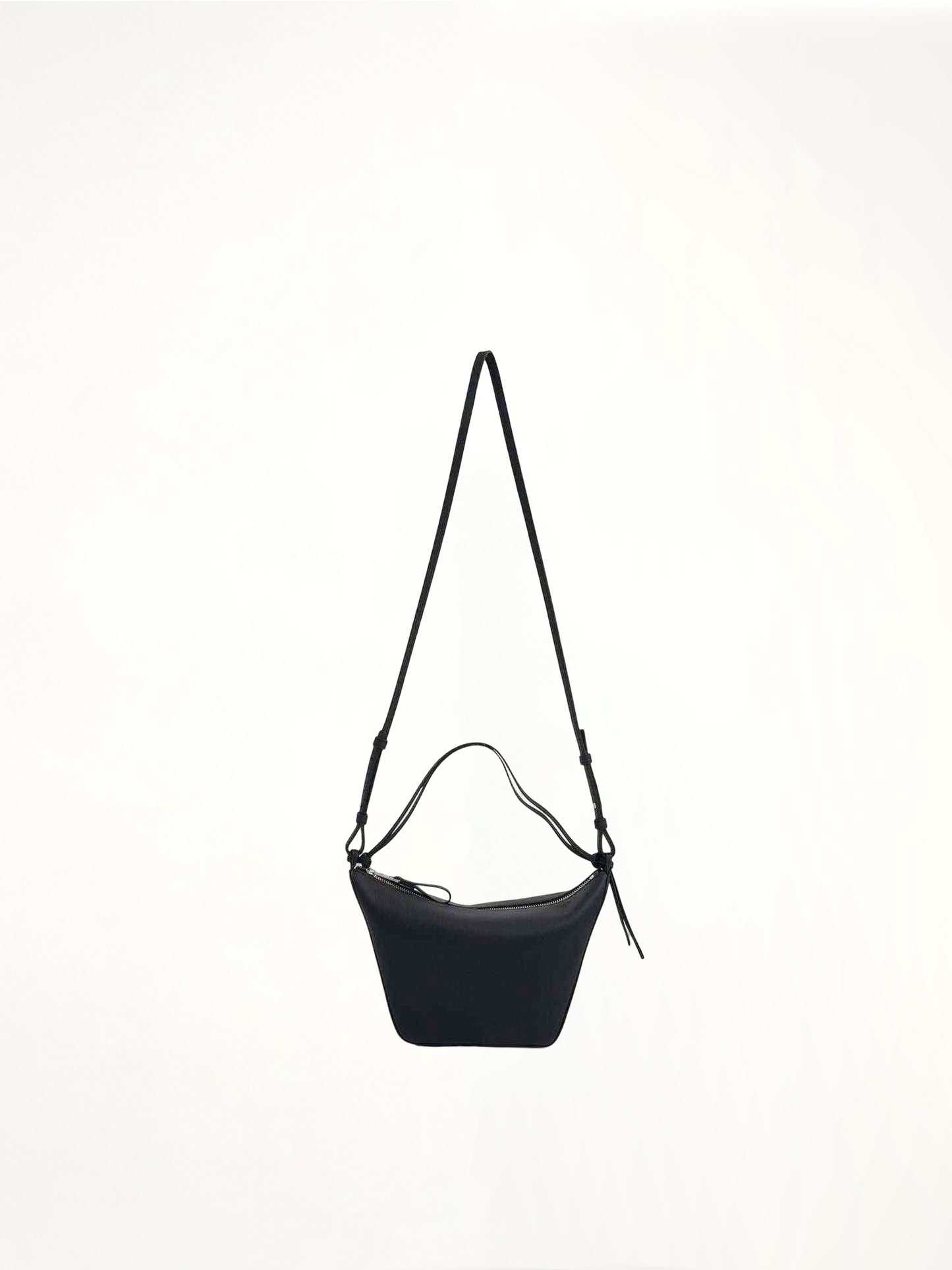 Mini Hammock Hobo Bag in Classic Calfskin in Black