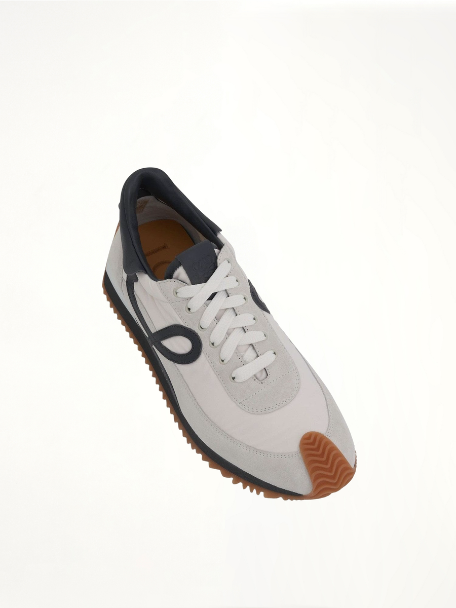 Flow Runner in Blue Anthracite/White Back View | LOEWE