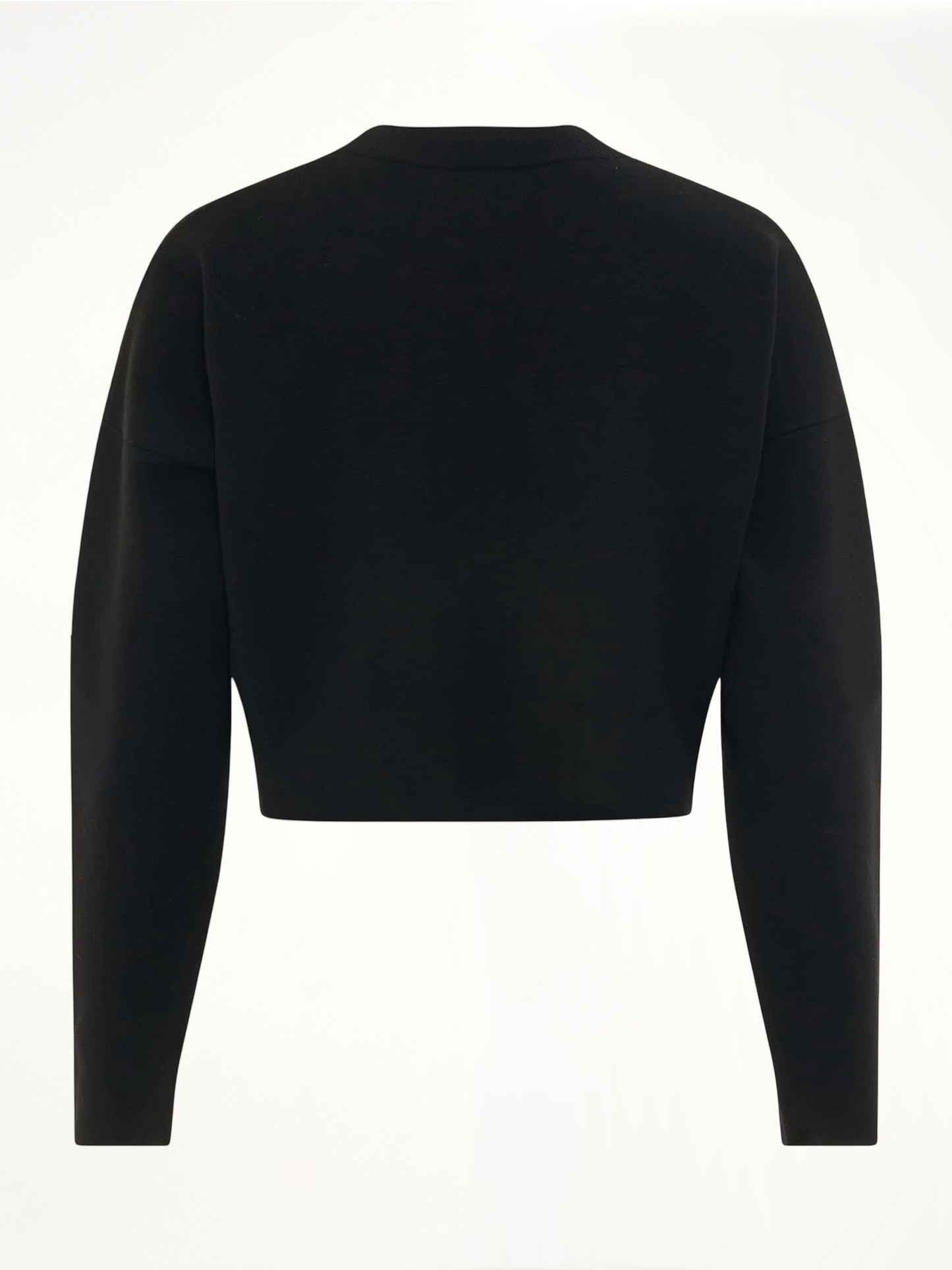 Short Anagram Sweater in Black