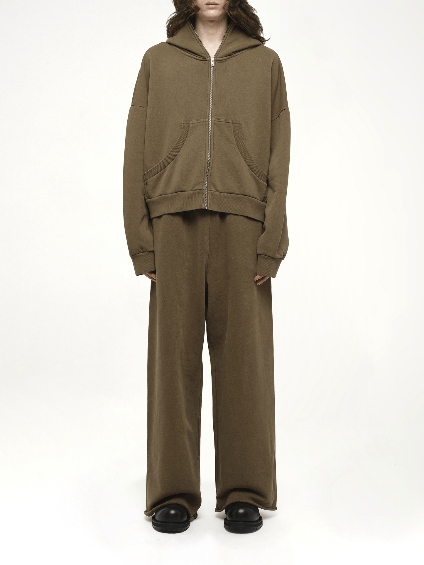 Eternal Zip Hoodie in Military