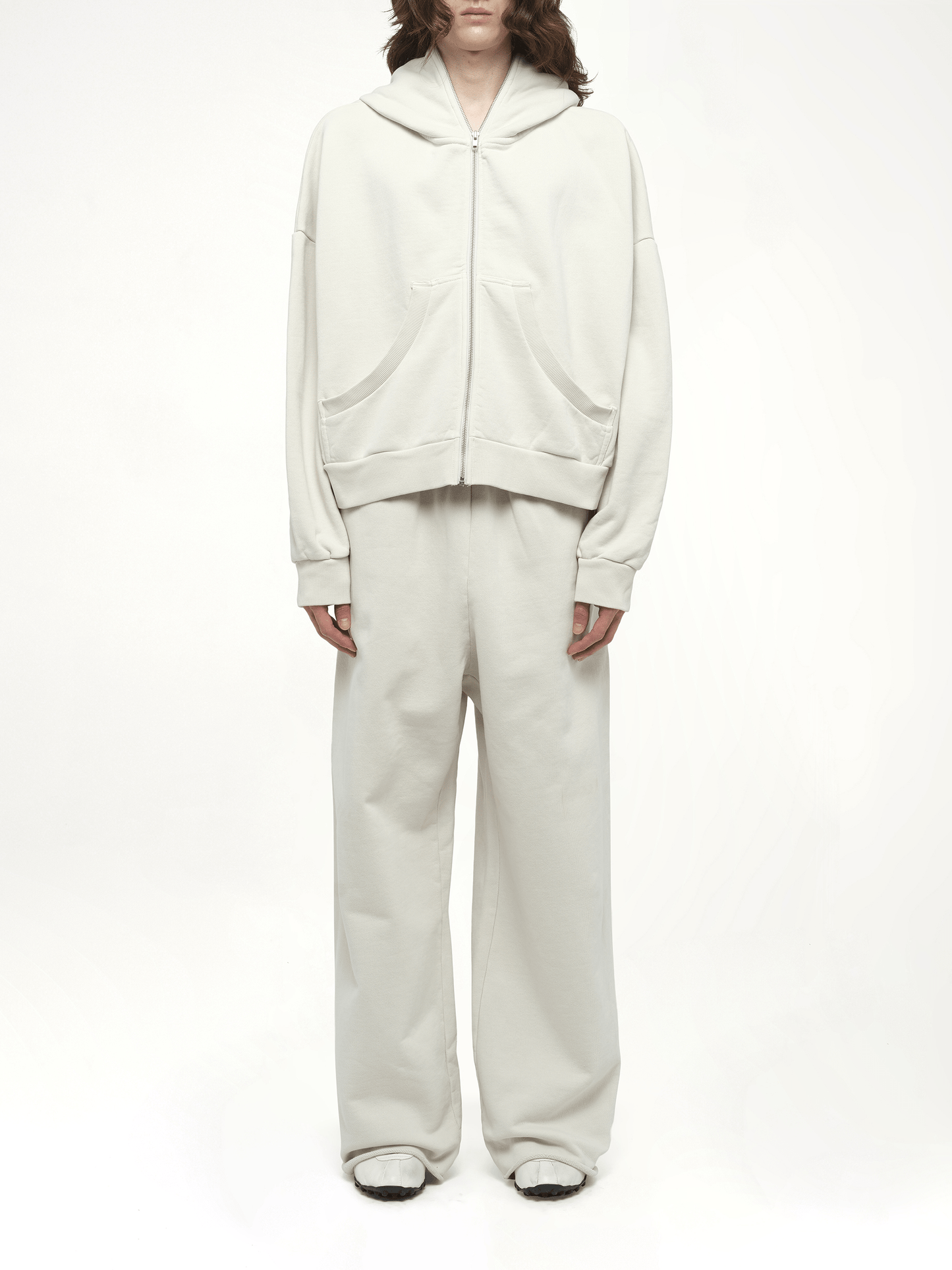 Eternal Zip Hoodie in Rice