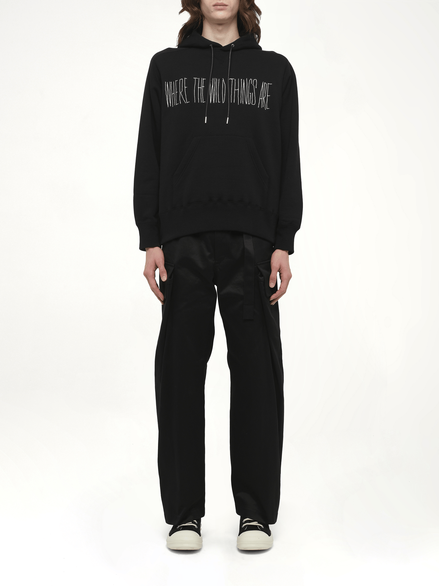 WHERE THE WILD THINGS ARE Logo Hoodie in Black