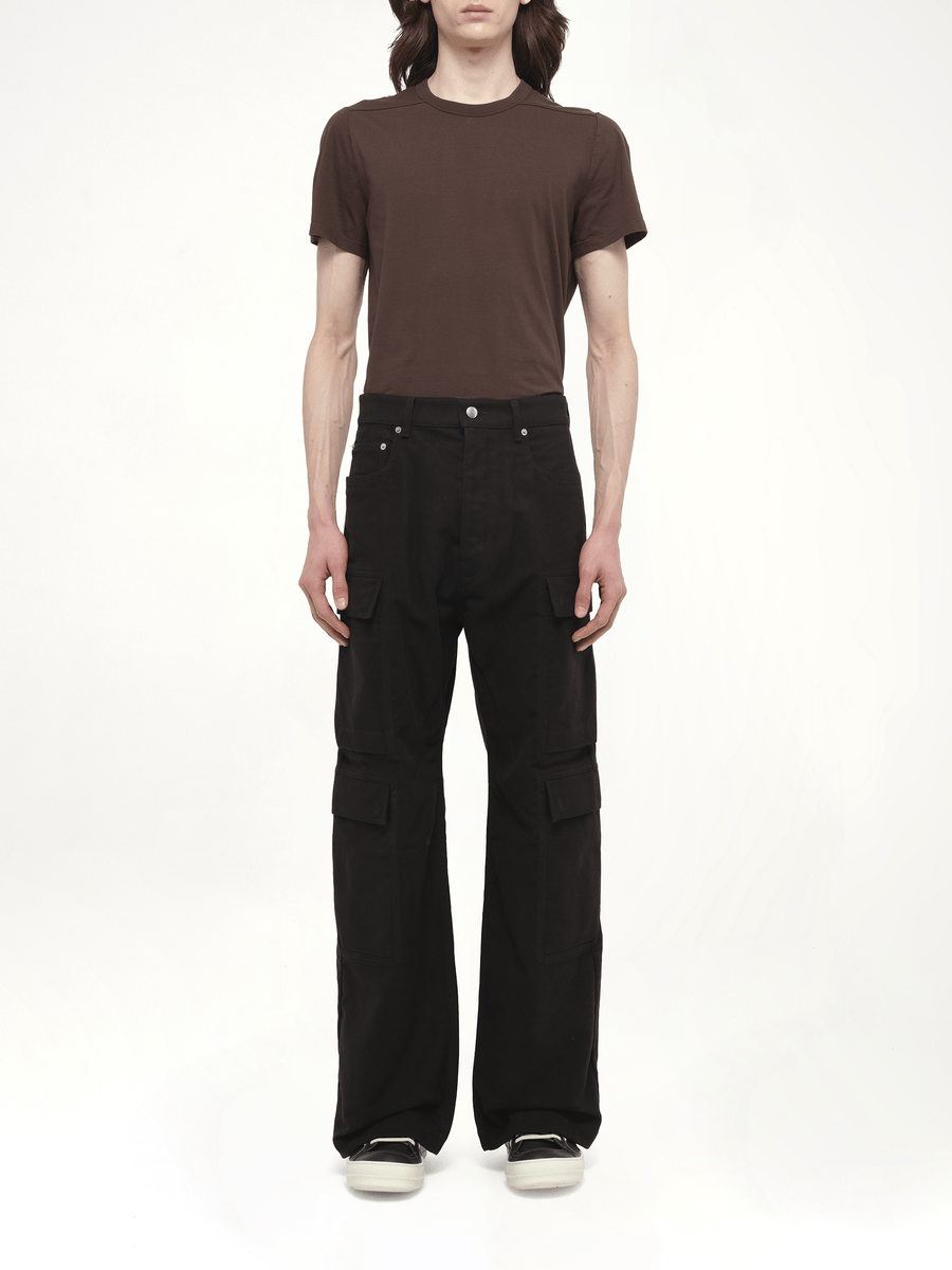 Double Cargo Jeans in Black