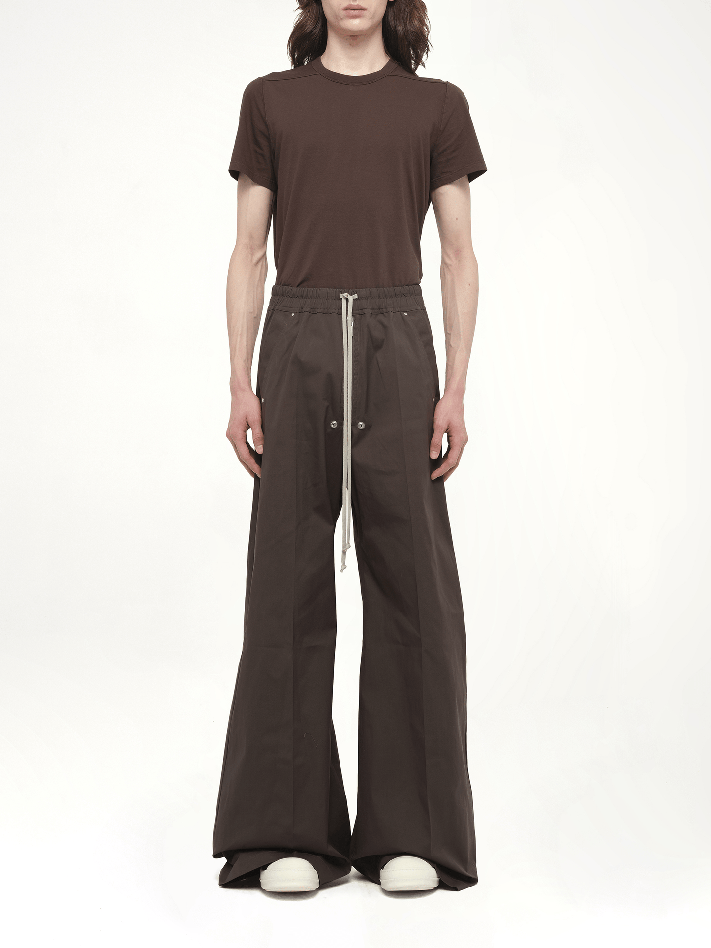 Wide Bela Pants in Dark Dust