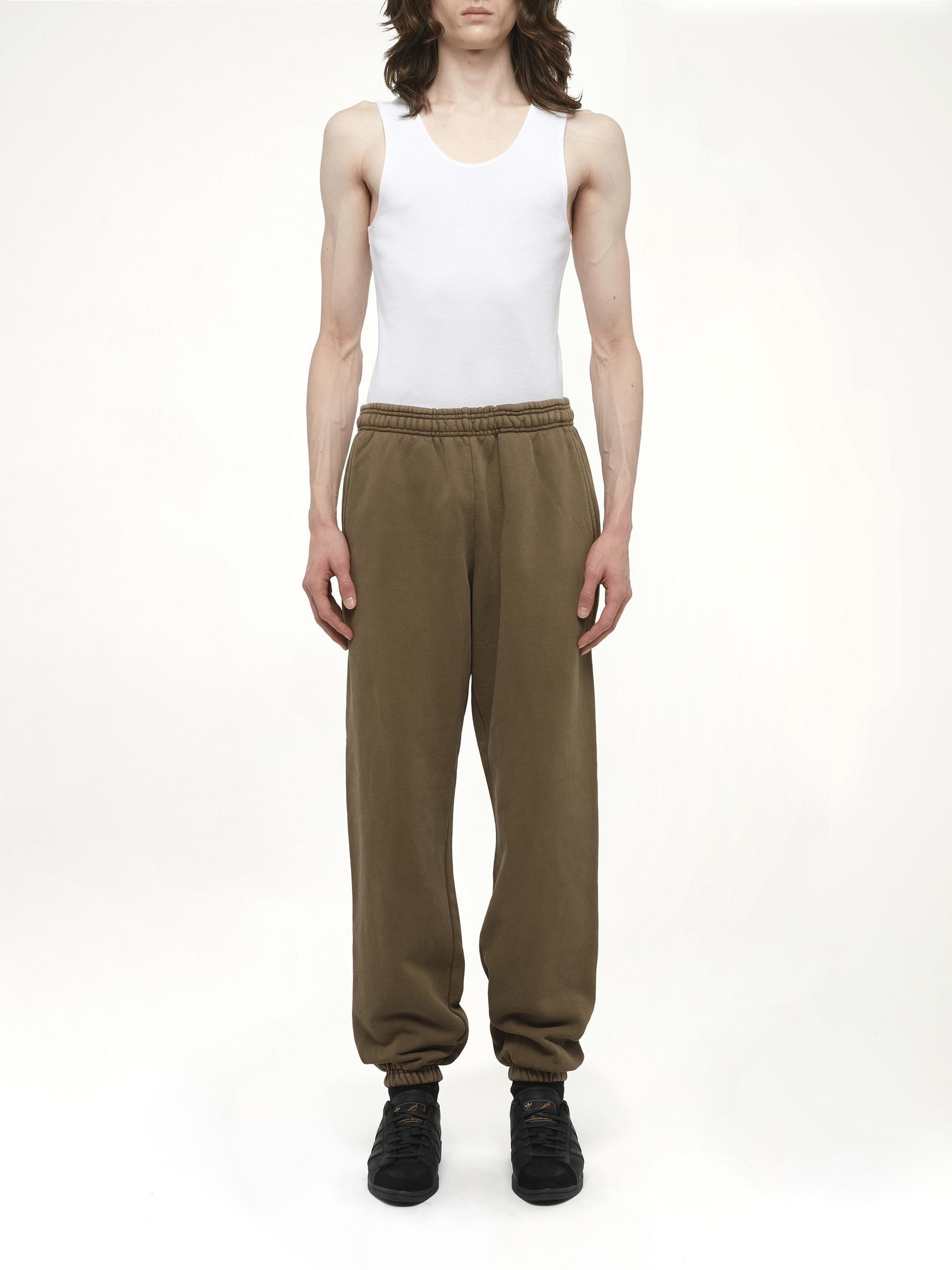 Heavy Sweatpants in Military