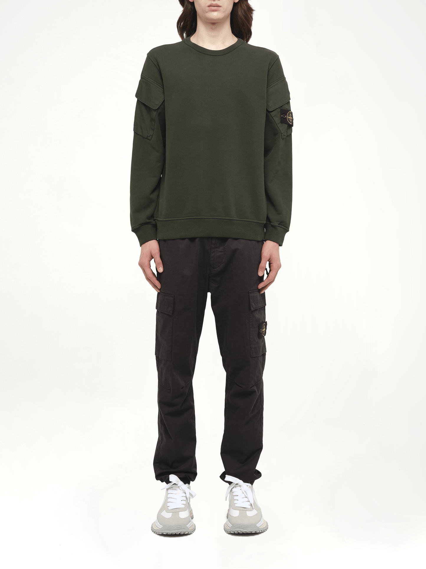 610000 Cotton Fleece Sweatshirt in Juniper