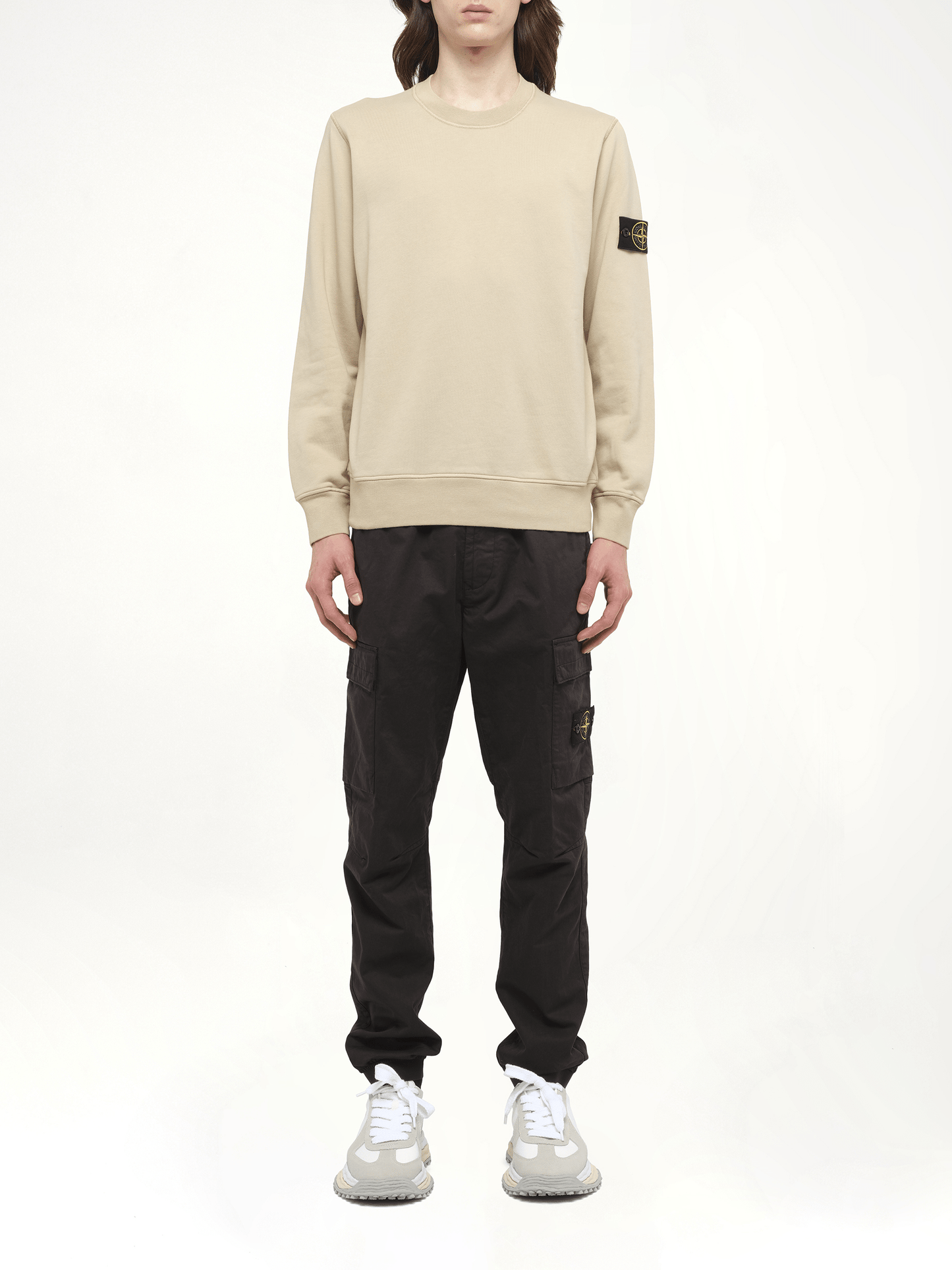 610006 Cotton Fleece Sweatshirt in Desert