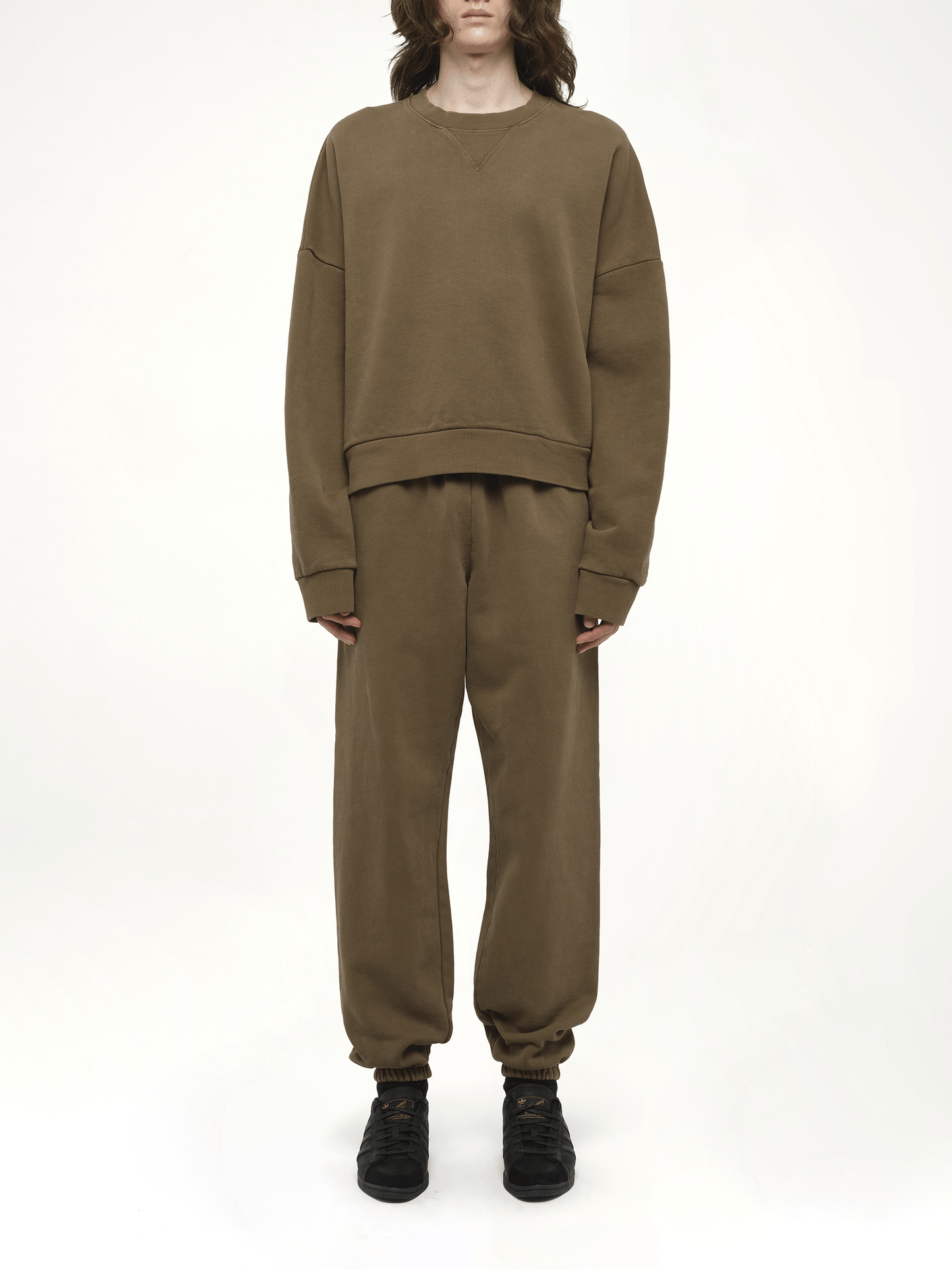 Box Sweatshirt in Military