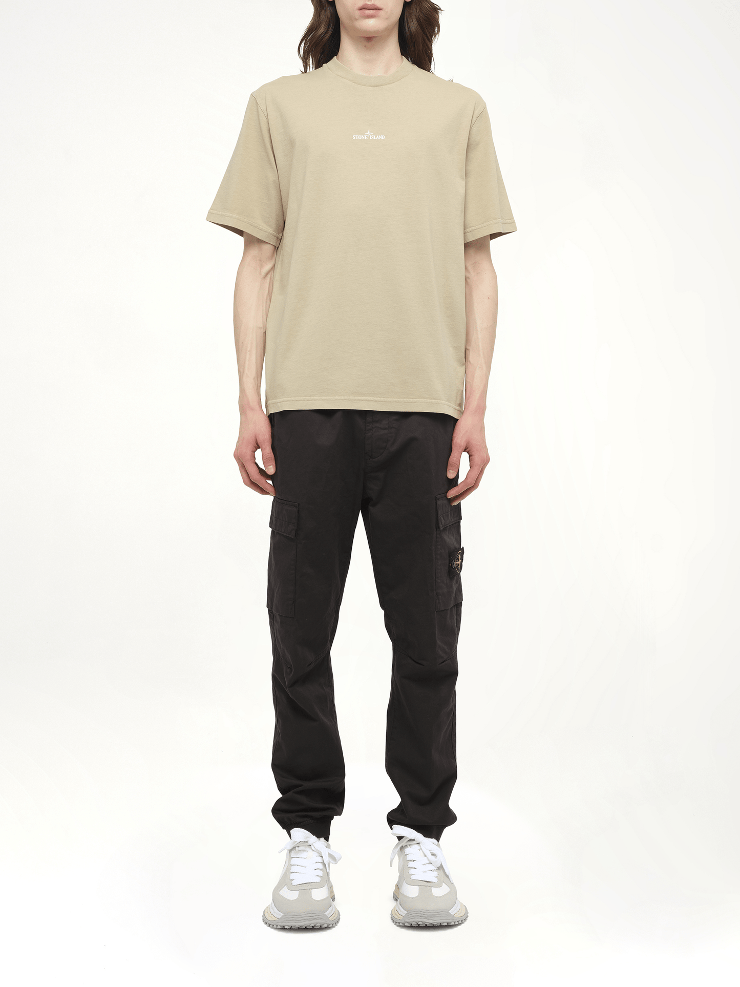 210003 Industrial Print S/S T-Shirt in Desert