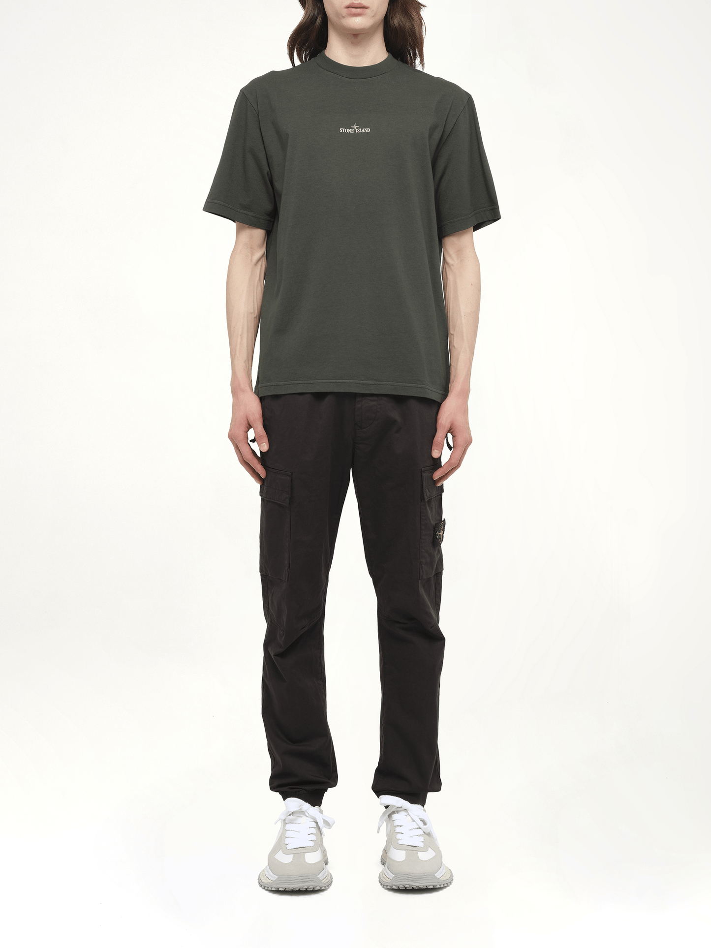 210003 Industrial Print S/S T-Shirt in Juniper