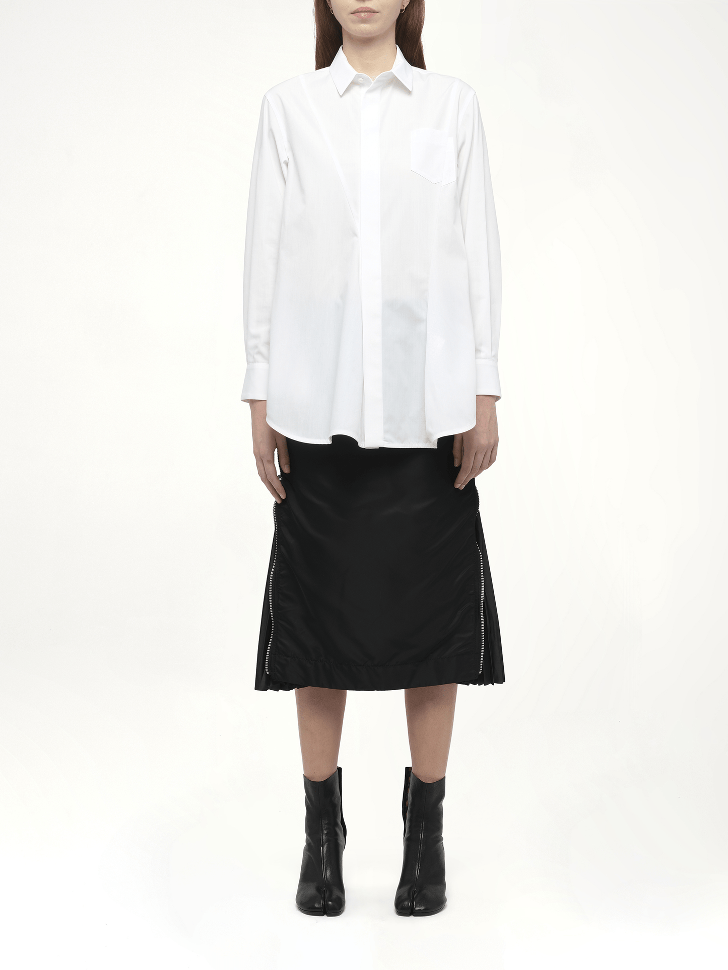 Poplin Shirt in Off White