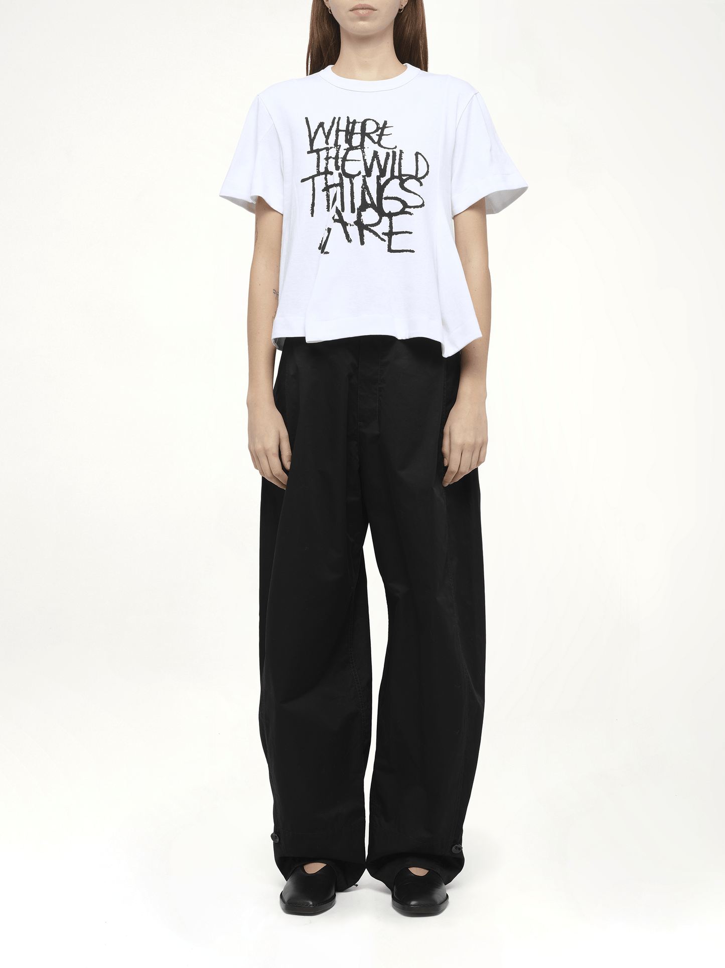 WHERE THE WILD THINGS ARE Cotton Jersey T-Shirt in White