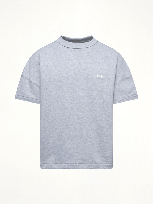 Rhude Classique Reverse T-Shirt in Heather Gray