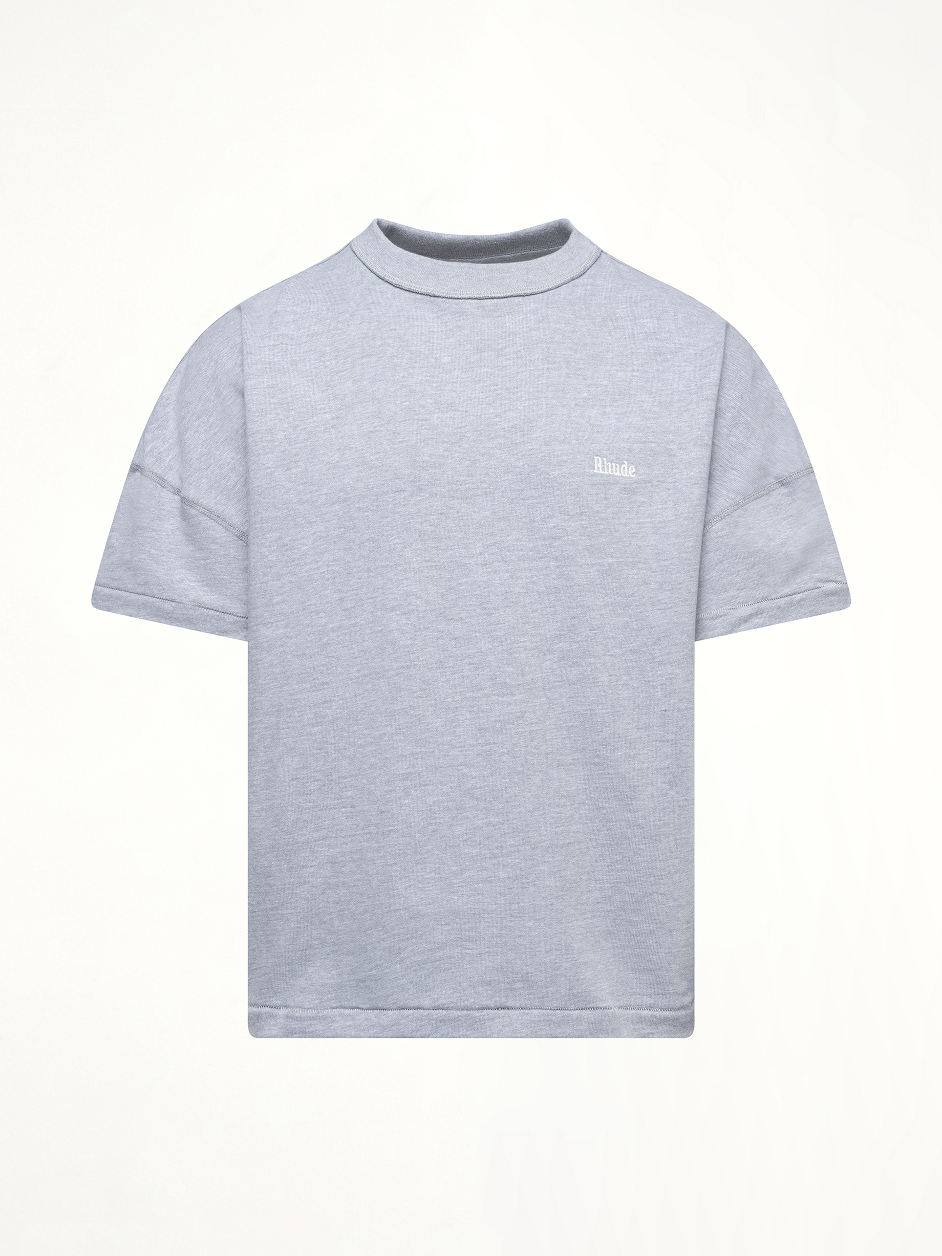 Rhude Classique Reverse T-Shirt in Heather Gray