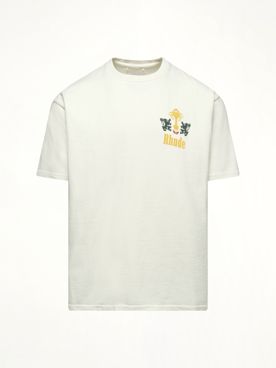 Rhude Rhude Tabaco T-Shirt in Vintage White