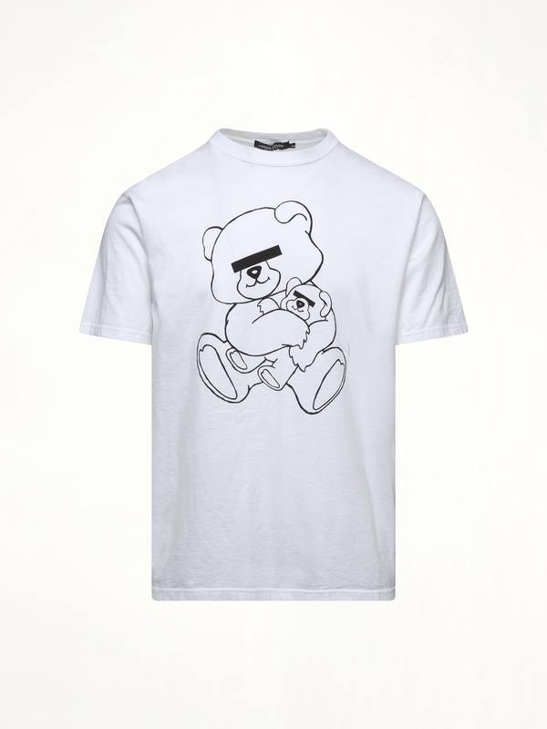 Undercover Teddy Bear Printed T-Shirt in White