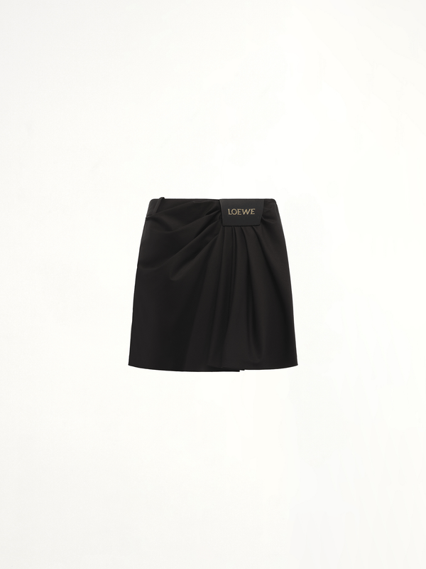 Loewe Draped Skirt in Black