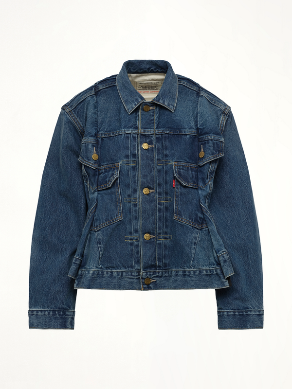 Levi's蓝色牛仔夹克