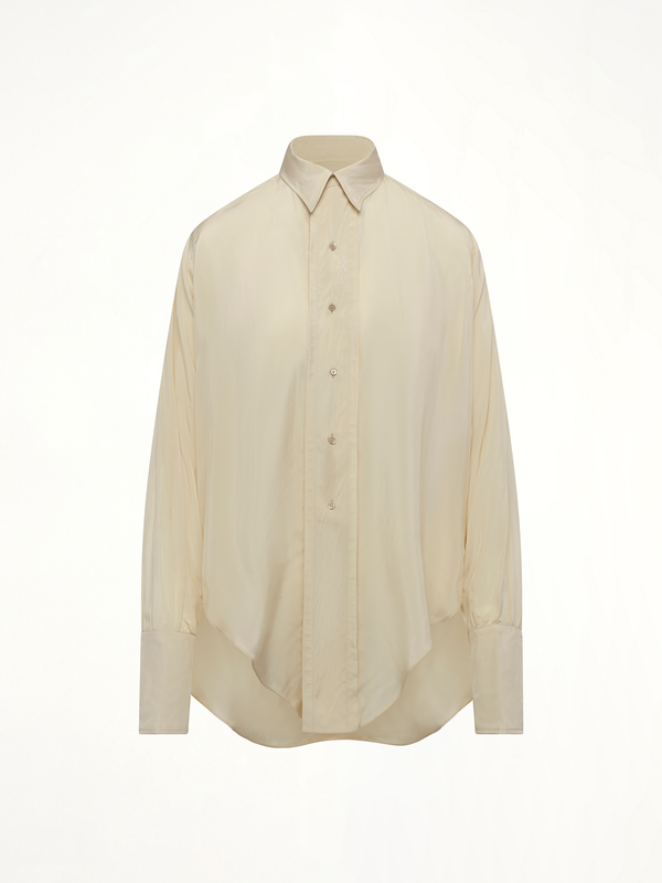 Long-sleeved Shirt in Almond