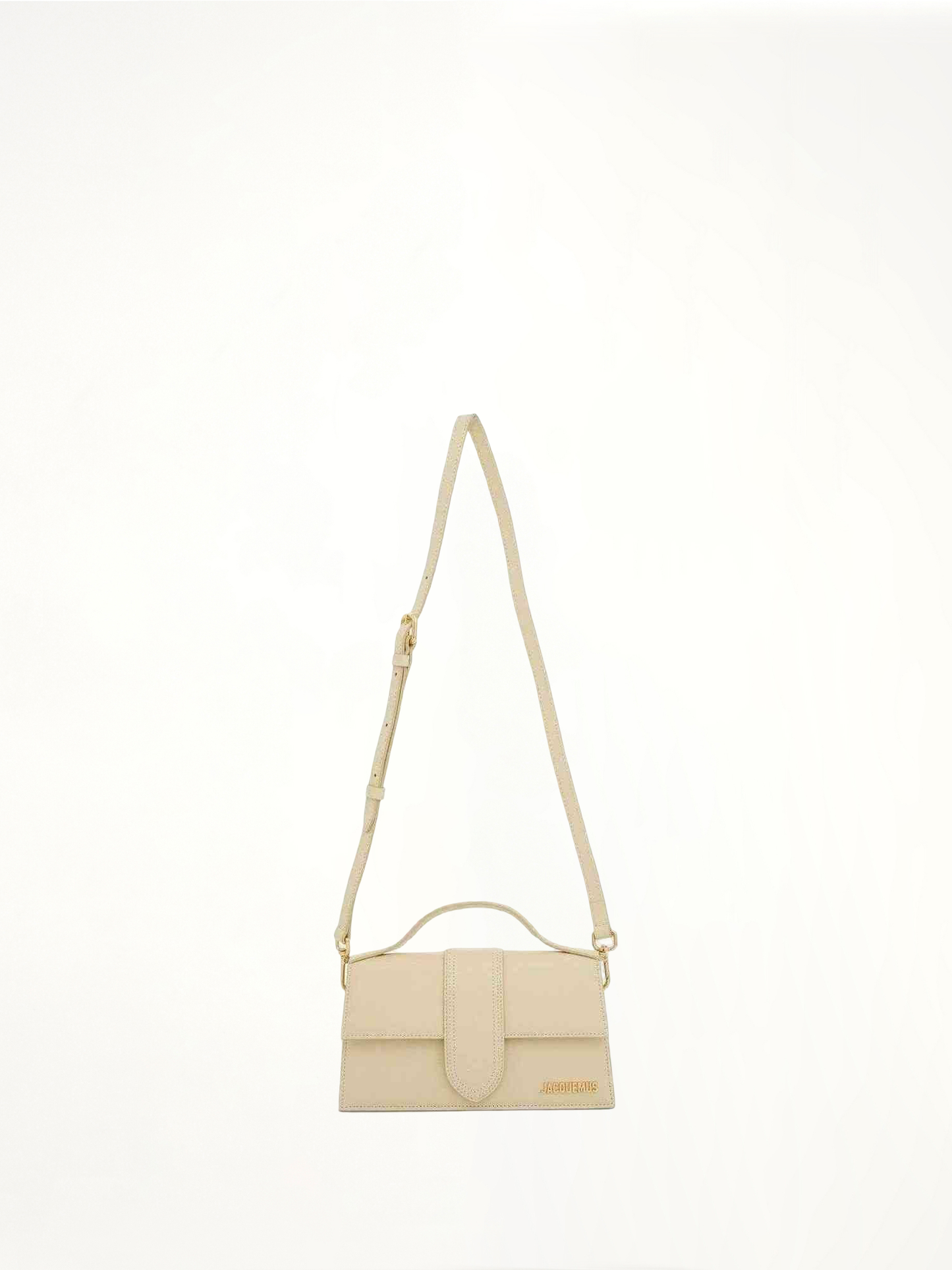 Le Grand Bambino Leather Bag in Ivory