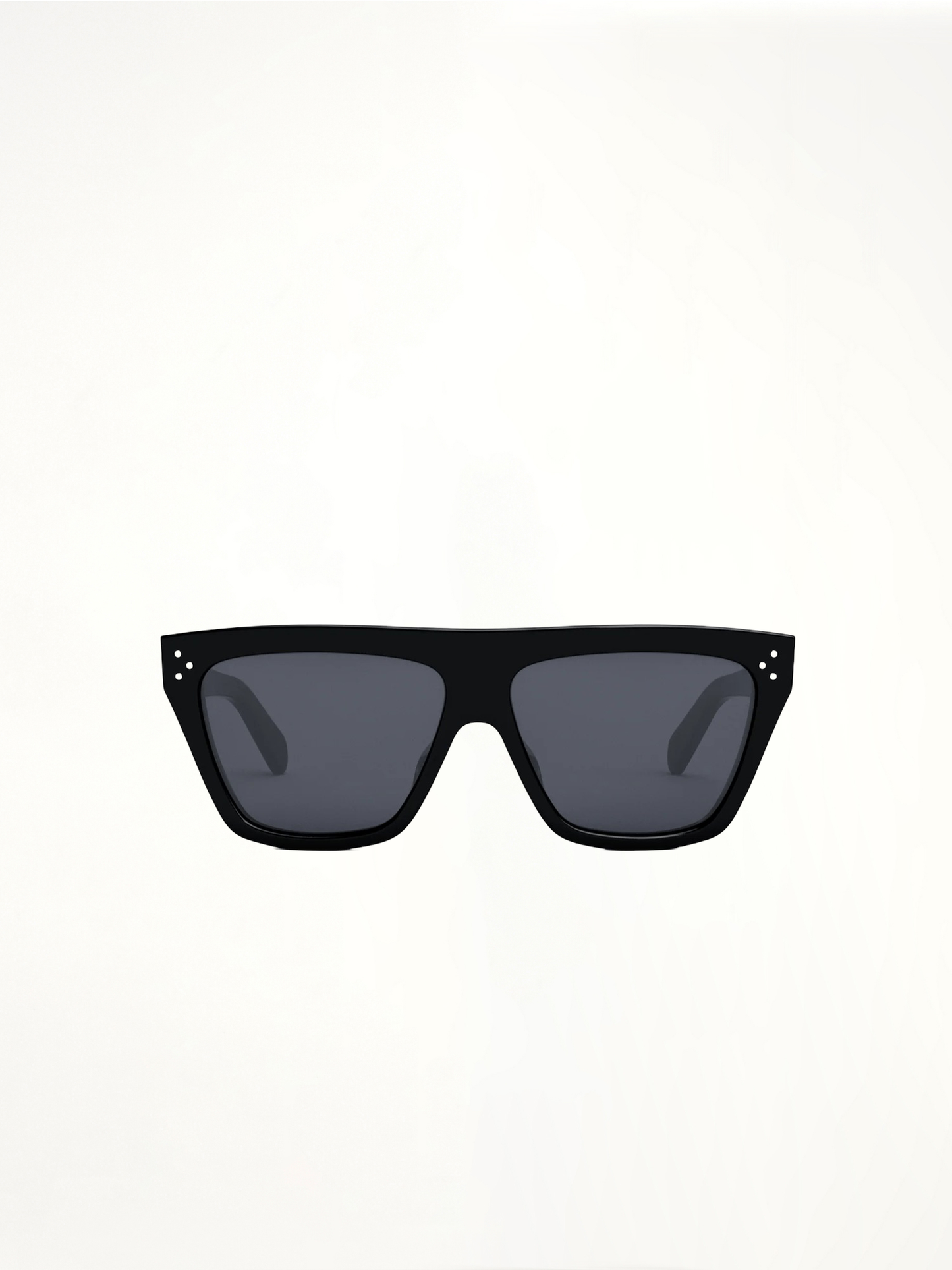 CL40256I Oversized D-Frame Sunglasses in Black