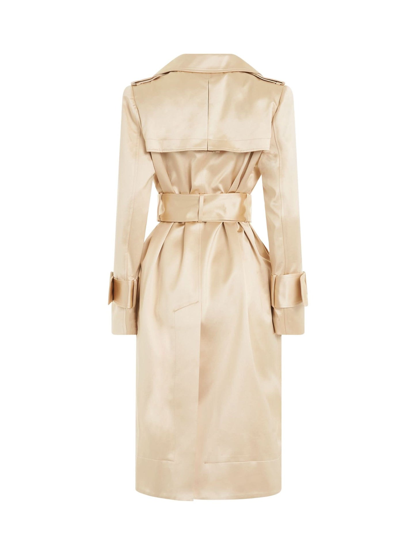 Jaden Trench Coat in Ecru