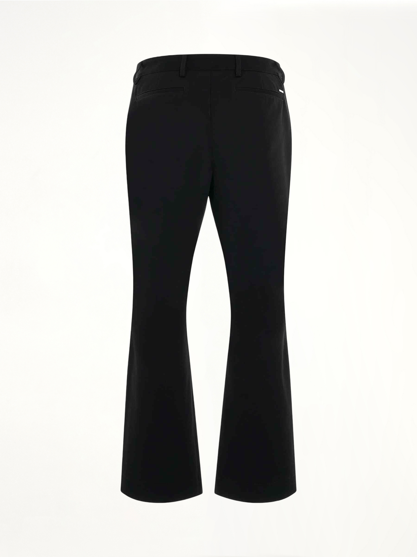 Chino Kick Flare Pants in Black