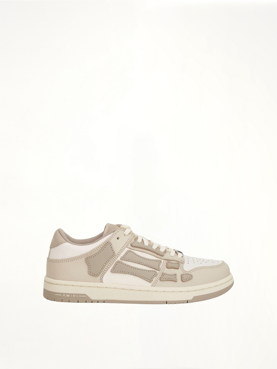 Skeleton Sneaker in Alabaster Side View | AMIRI