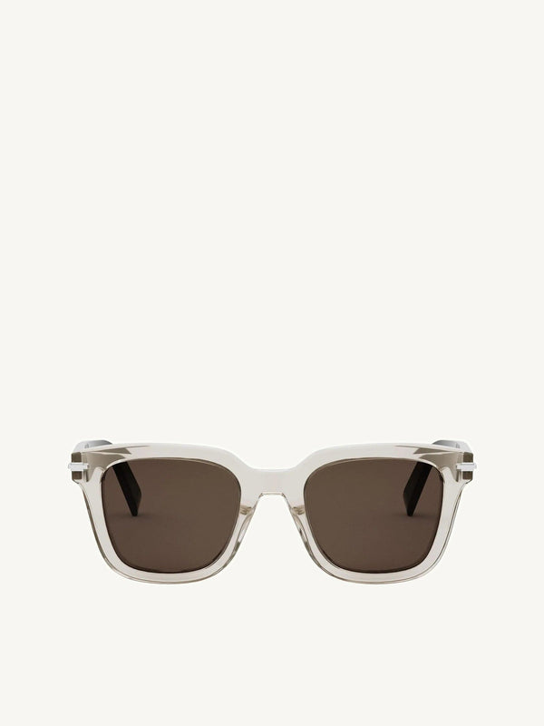 DiorBlacksuit S10I 78F051 Rectangular Sunglasses in Beige