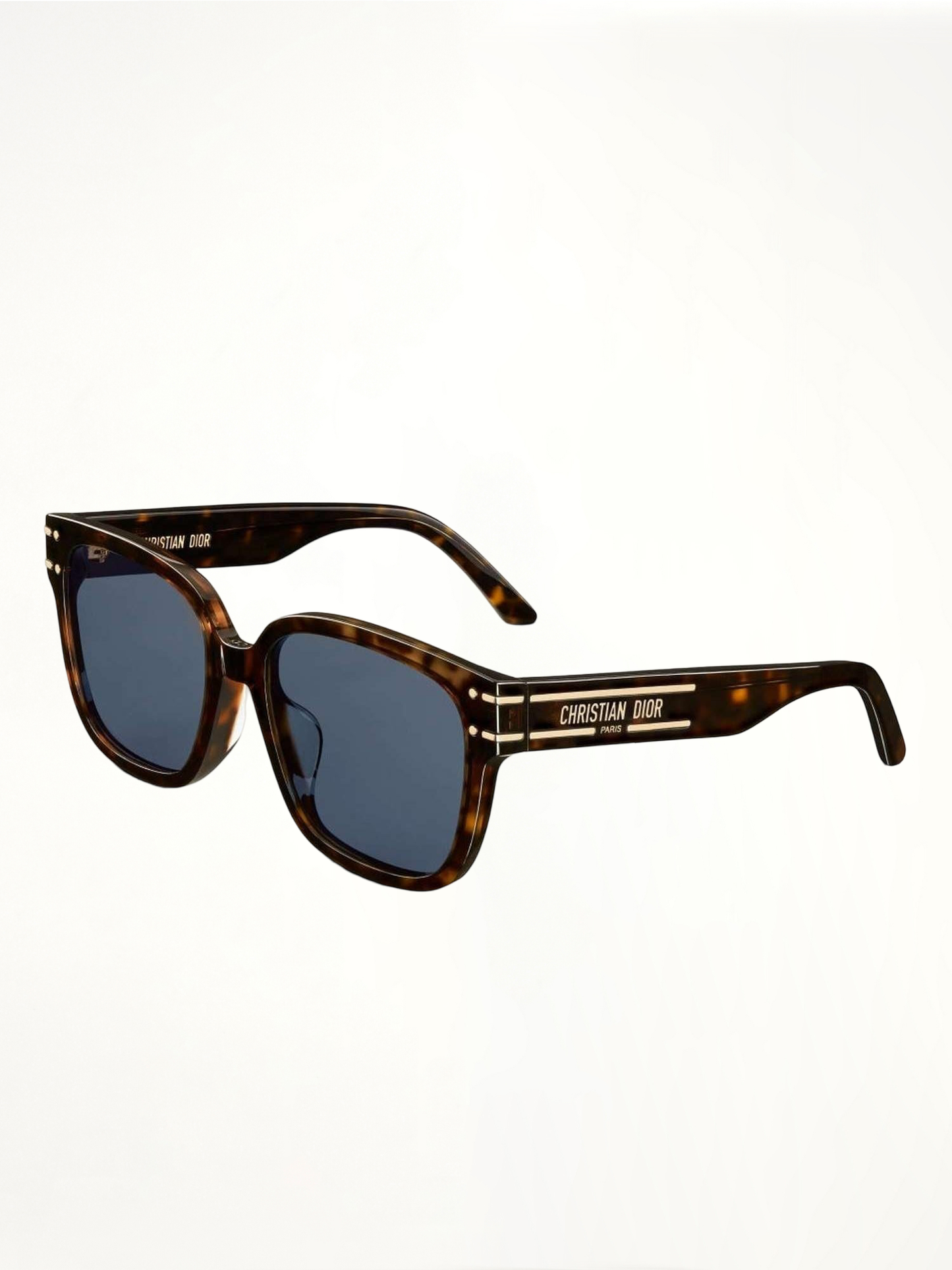 DiorSignature S7F 20B058 Square Sunglasses in Dark Havana