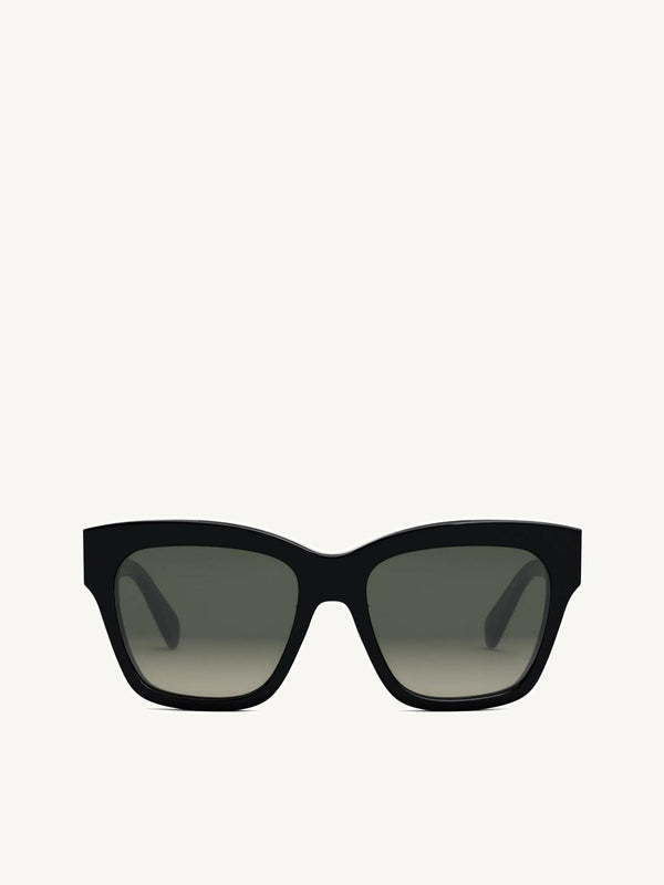Celine CL40253F 5501F Cat Eye Acetate Sunglasses in Black
