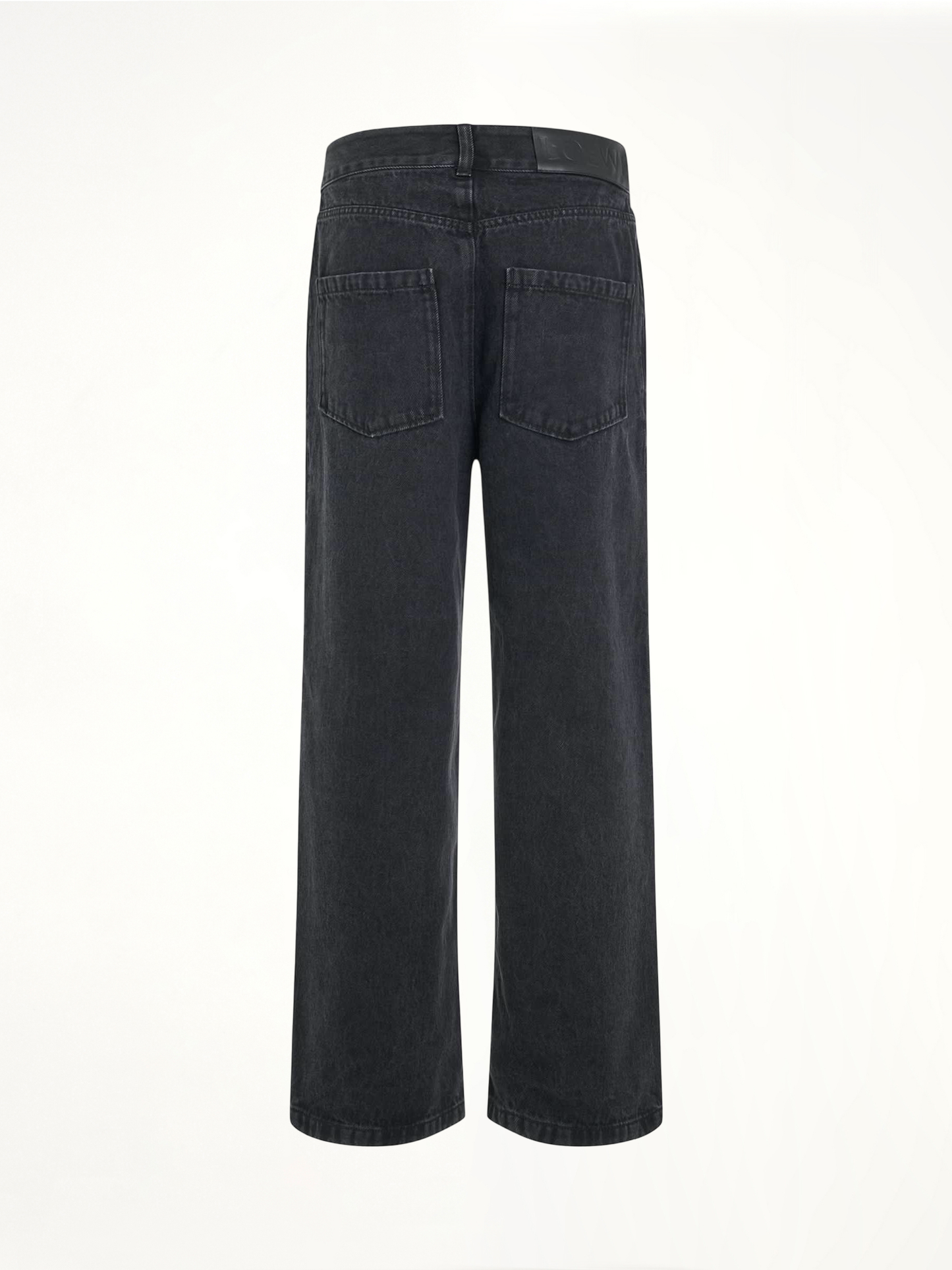 Anagram Baggy Jeans in Black