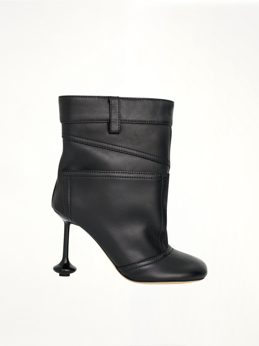 Toy Ankle Boot 90cm in Black Side View | LOEWE