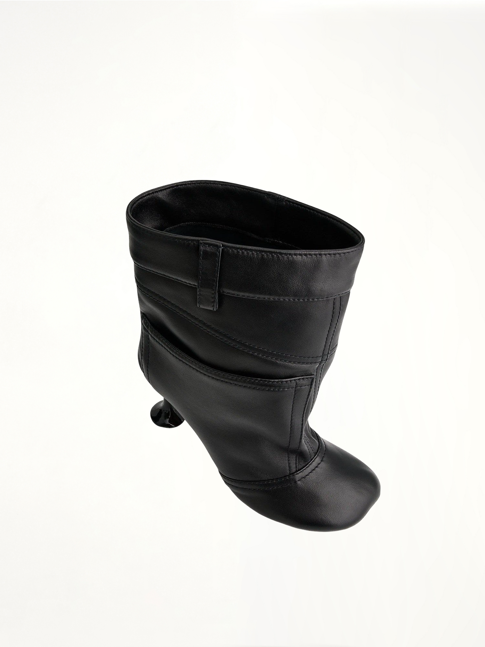 Toy Ankle Boot 90cm in Black Top View | LOEWE