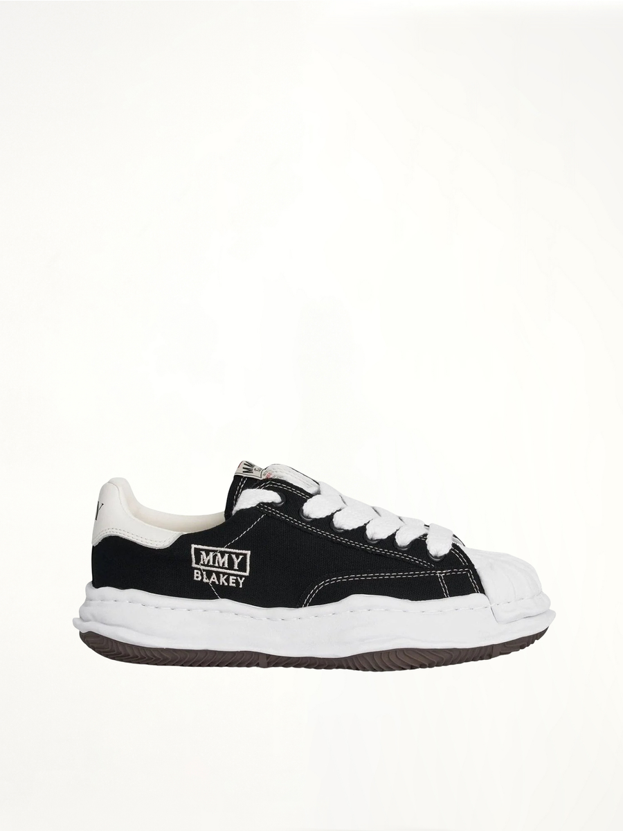 Blakey OG Sneaker in Black/White Side View | MAISON MIHARA YASUHIRO