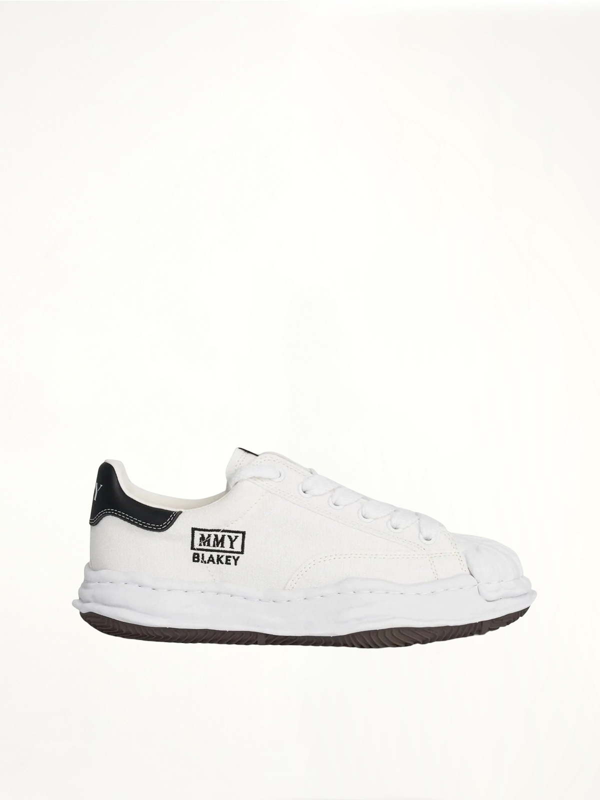 Blakey OG Sneaker in White Side View | MAISON MIHARA YASUHIRO