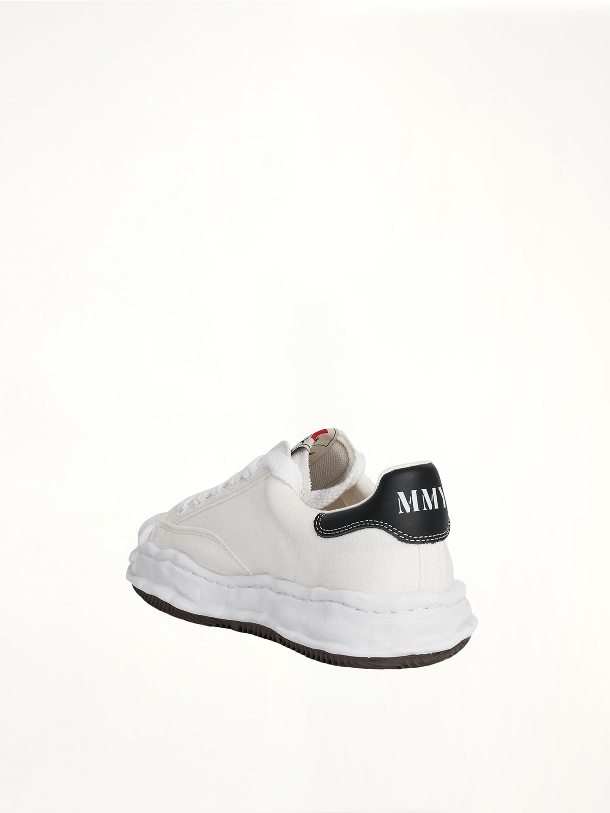 Blakey OG Sneaker in White Back View | MAISON MIHARA YASUHIRO